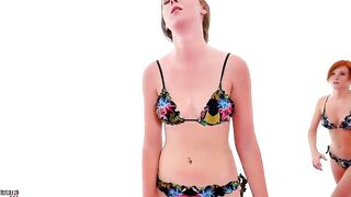 Meryl & Linda - Teo hot redhead against every other in sexy hot fight