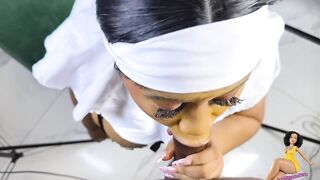 Wicked Nun gets unfathomable mouth