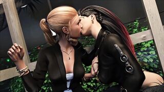 Tgirl Tara Screwing Sarah Whilst That babe Awaiting For Bus