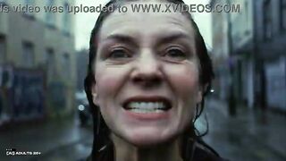 [AI-generated] Future Rave Mud Run in South Bronx - AI Cuties Racing Nearly Stripped with Bouncing Bazookas Getting Ribald in Rainy Streets