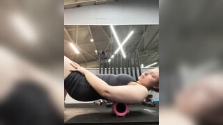 Gym screwing with big beautiful woman amateur