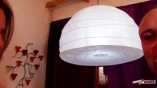 Naughty european older gives a sloppy blow job in advance of having her booty demolished by big dick