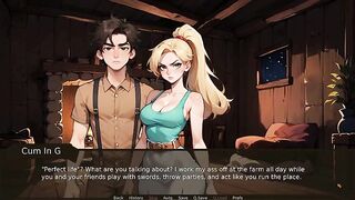 Farmer Kink [ TABOO Manga Game ] Ep.17 The FRESH BLACK GAL in CITY love my SHLONG !