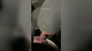 Homo Oral-sex in Public Shitter