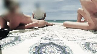  A stranger puts cream on me, shows his ramrod. Bf throws him out