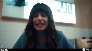 Interracial Bbc Anal Creampie - Brunette hair Nurse Chanel Camryn Freeze Screwed & Swallowing Cum