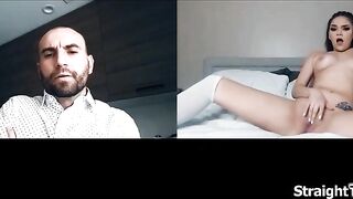 Stepdaughter Athena Faris her stepdad discovered out this babe got a tattoo and now craves her to get undressed to show it.This guy orders the teen to touch her vagina