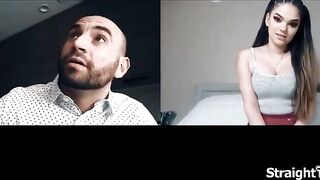 Stepdaughter Athena Faris her stepdad discovered out this babe got a tattoo and now craves her to get undressed to show it.This guy orders the teen to touch her vagina