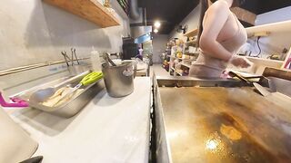 Morning Breakfast Date with My Cute Oriental Girlfriend