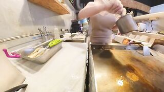 Morning Breakfast Date with My Cute Oriental Girlfriend