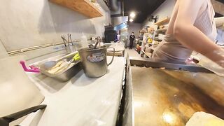 Morning Breakfast Date with My Cute Oriental Girlfriend