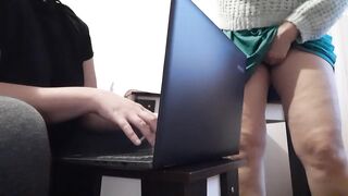 My secretary is so sexy that I can't assist myself when I'm around her