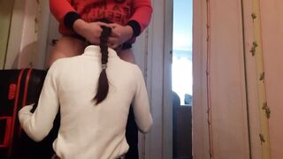 I caught my stepmother having sex with her girlfriend and discovered out that this babe was a lesbo