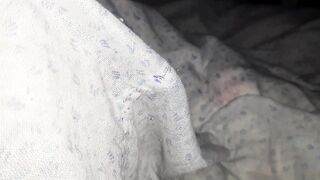 I caught my neighbour masturbating below the blanket and started masturbating also - Lesbo_illusion