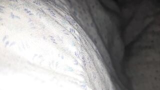 I caught my neighbour masturbating below the blanket and started masturbating also - Lesbo_illusion