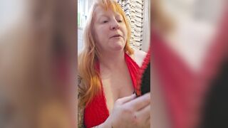 Redhead Sextoy Deepthroat Training (2025 Goals - Day two)