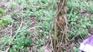 Pleasant cum in throat in the woods - Lesbo_illusion