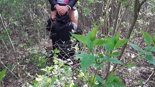 Наш секс в лесу сняла на камеру подруга, которая нас случайно застукала - lesbo_illusion