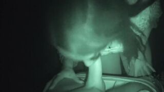 In the parking lot at night POV-ORAL