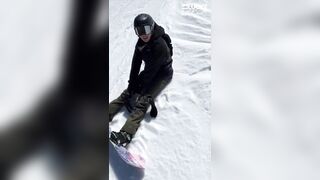 Snowbird Charlotte Sins Cruising Out In The Cold Alps