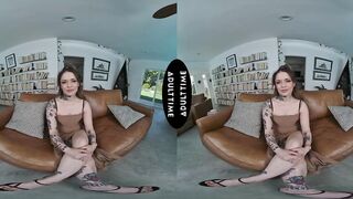 UP CLOSE VR - POV Tattooed PAWG Chick Vanessa Vega Desires U To Be Coarse With Her