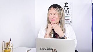 Lascivious doctor makes her youthful patient screw her in her medical office - Monique Fuentes & Lian Grey