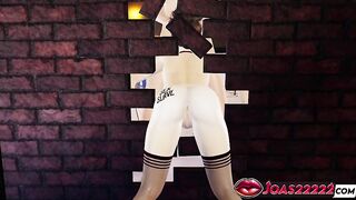 Pool Kojuro Animation: Sloppy Oral sex, Frenulum Tease & Brilliance Aperture Spunk fountain Finish