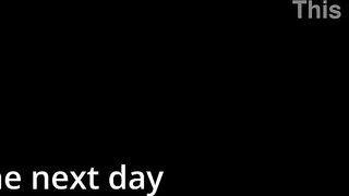 My StepSis teases my large knob whilst I’m on the computer. I explode in her throat and all over her twat