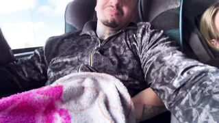 We used the bus as a motel, that guy didn't wanna use a jo-bag, his small ramrod was also petite to do it out of a cock-sock and ejaculate inside my cunt.