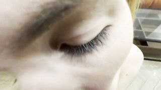 Hawt and hawt hottie presenting her nude body and giving oral-sex on free porn casting