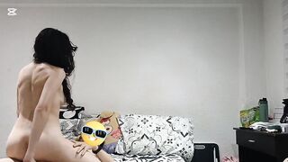 Tenía ganas de montar verga