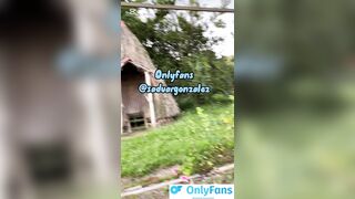 Squirting outdoor !!!