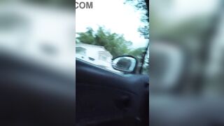 POV sucking my boyfriend's shlong inside the car