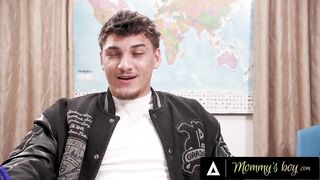 MAMA'S HUNK - Fortunate Man Bangs With Her Hawt mother I'd like to fuck Teacher Adira Allure After A Test