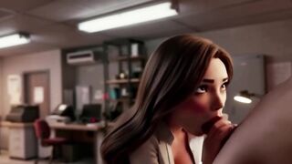 Copy Room Whore - Concupiscent office beauty gets screwed in the copy room