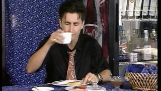 This Is a German Sweetheart in a Red Hose Who Got Bent Over and Banged