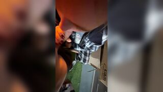 Garage sneak we nearly got caught