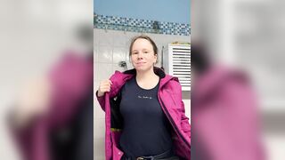 Woman with Large Melons