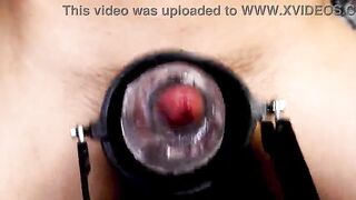 Testing a recent cock sleeve and a silent masturbation machine