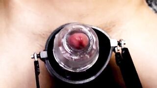 Testing a recent cock sleeve and a silent masturbation machine