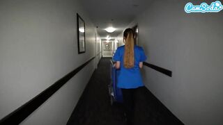 Breasty Impure Maid Will Bang Anyone for Additional Tip