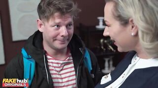 Now THIS is what u call a REAL WOMAN - sharing same couch as Large Breasty mother I'd like to fuck