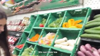 The teacher saw me with a cucumber in the store and seeing that I was moist, this guy called me home and banged me