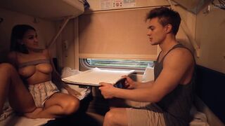 Stroking on Her Booty on the Educate, Favourable That This babe Got Turned on and Let Herself Be Banged