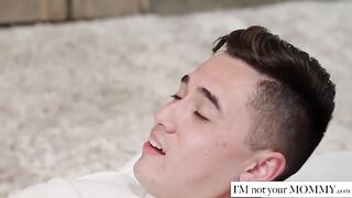 Dom Golden-haired Tutor Veronica Weston Rides Client Raw Until That guy Explodes