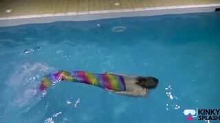Captive Mermaid Teases U in the Pool
