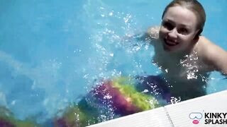 Captive Mermaid Teases U in the Pool