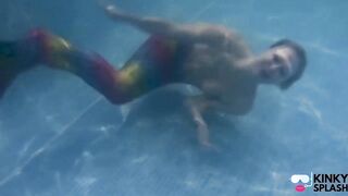 Captive Mermaid Teases U in the Pool