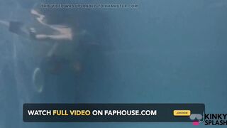 Captive Mermaid Teases U in the Pool