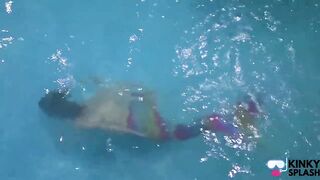 Captive Mermaid Teases U in the Pool